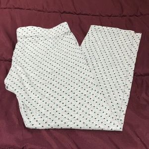 Hypnotik Heather Grey 3/4 Leggings with Hearts